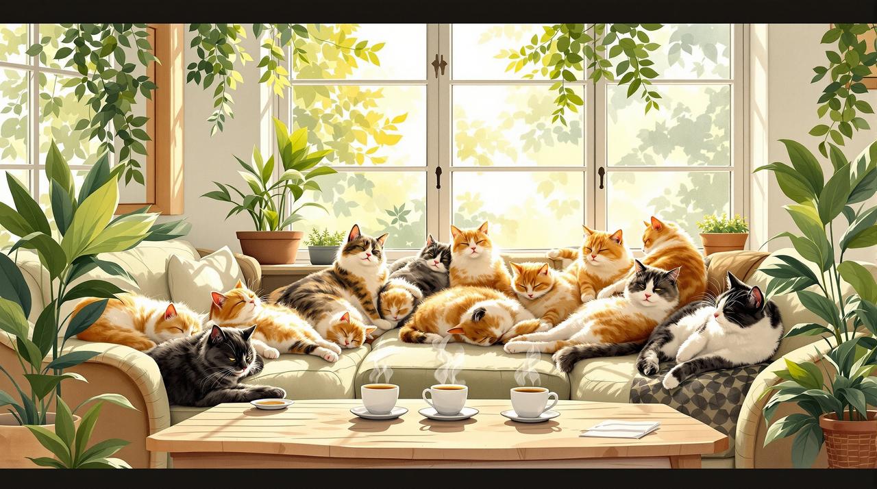 猫咪咖啡馆的日常